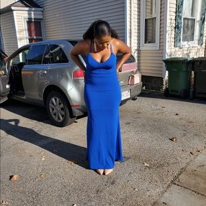 Blue dress